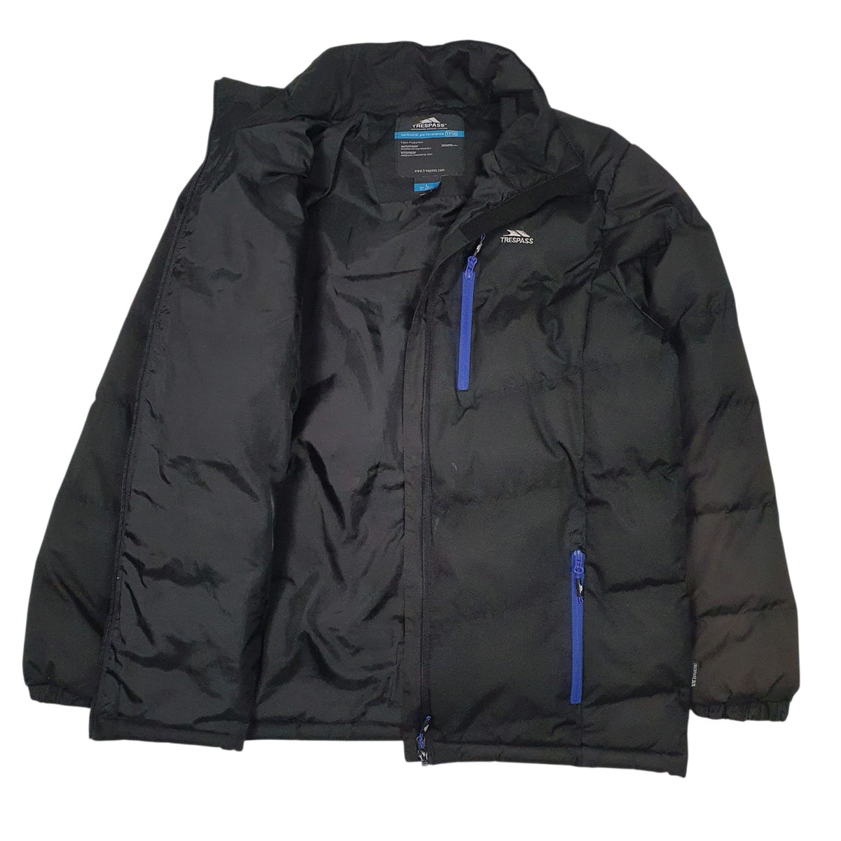 Mens Black Trespass   Coat