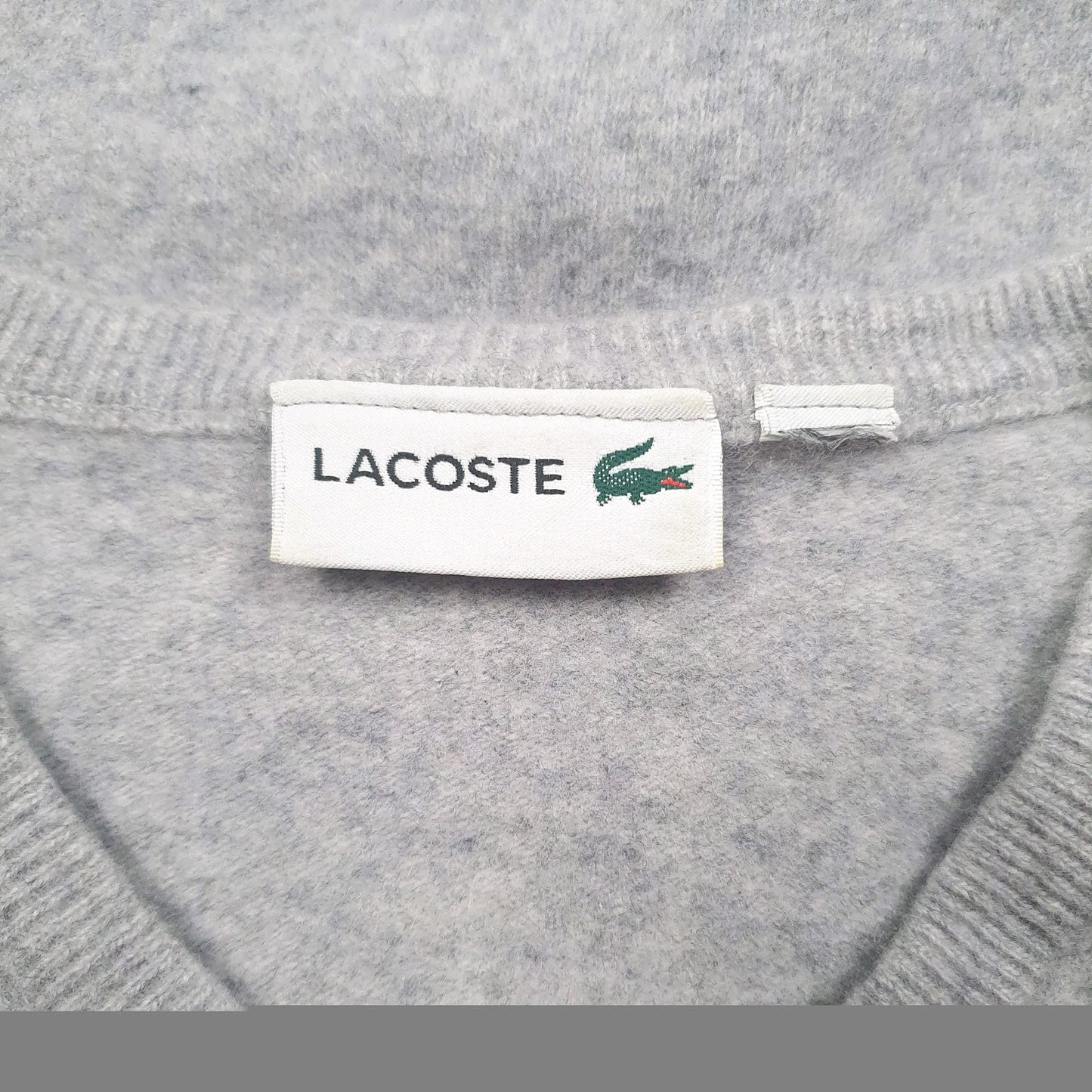 Womens Grey Lacoste  Crewneck Jumper