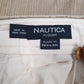 Mens Brown Nautica Rigger Pleated  Trousers
