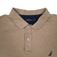 Mens Beige Nautica  Cardigan Polo Shirt