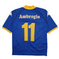 Mens Blue Kappa Football Jersey  T Shirt