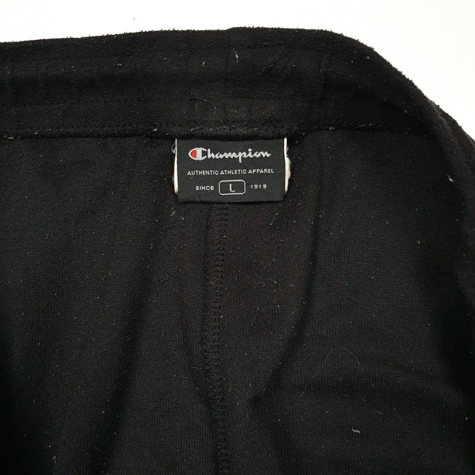 Mens Black Champion Fleece  Trousers
