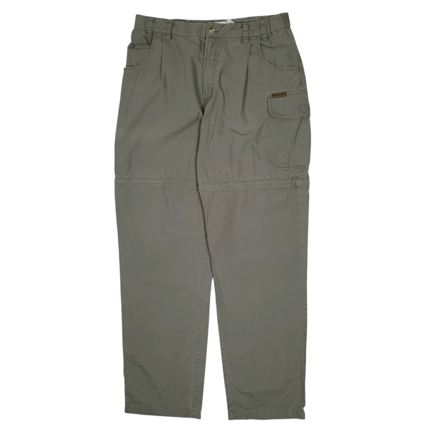 Mens Grey Columbia Sportswear Company Shorts Hiking Cargo Trousers