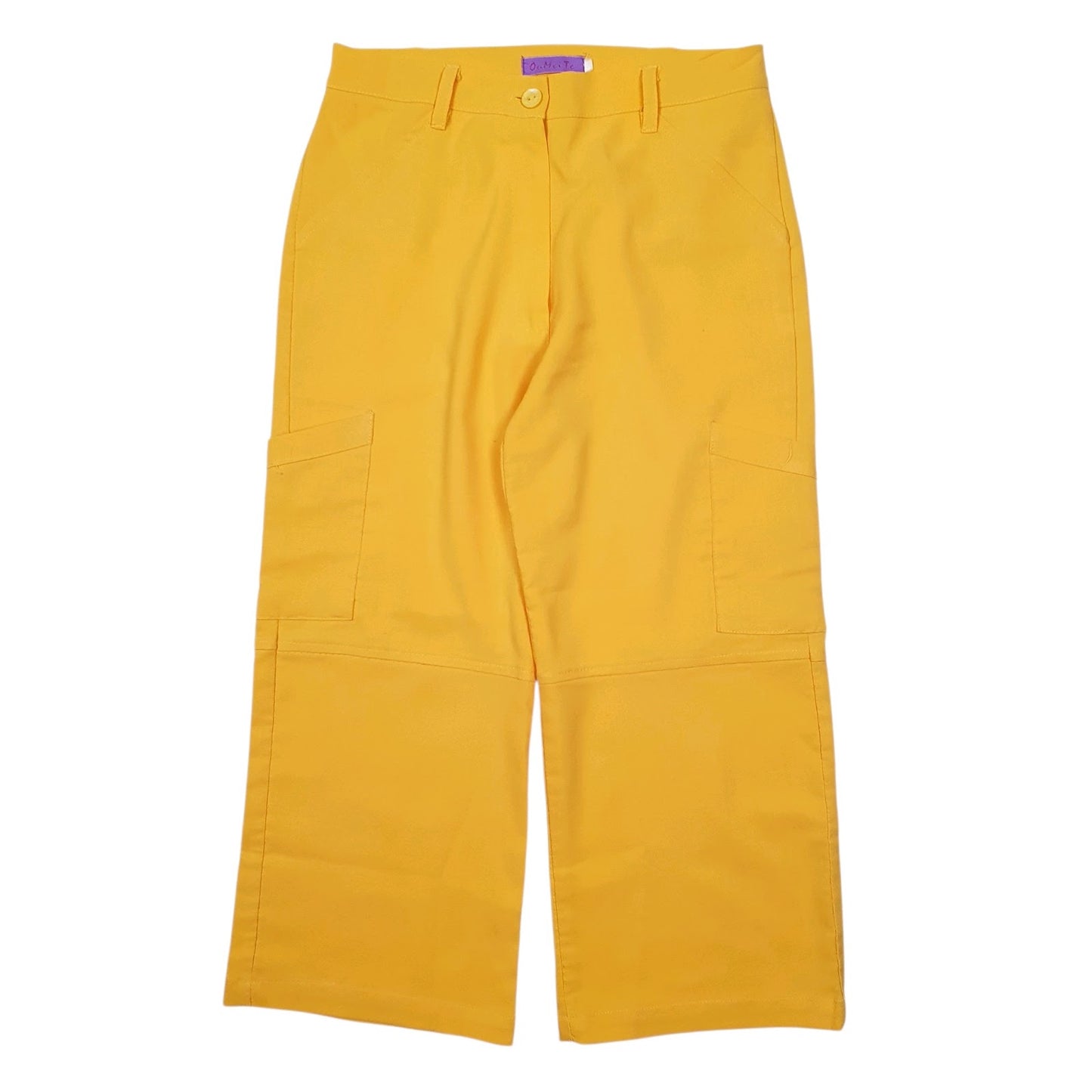 Womens Yellow Ou Mei Te 3/4 lengths Chino Trousers