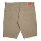 Mens Brown Levis 511 Hoodie Shorts