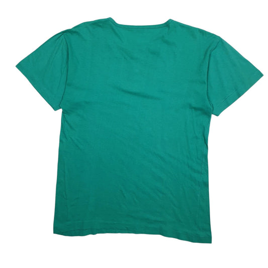 Mens Green Pierre Cardin Henley Vintage 90s  T Shirt