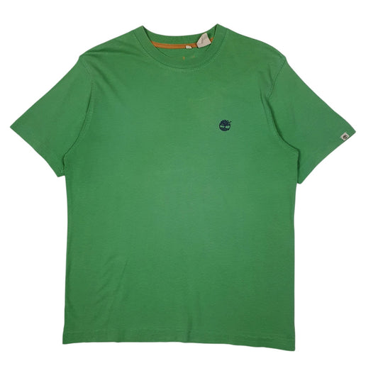 Mens Green Timberland  Short Sleeve T Shirt