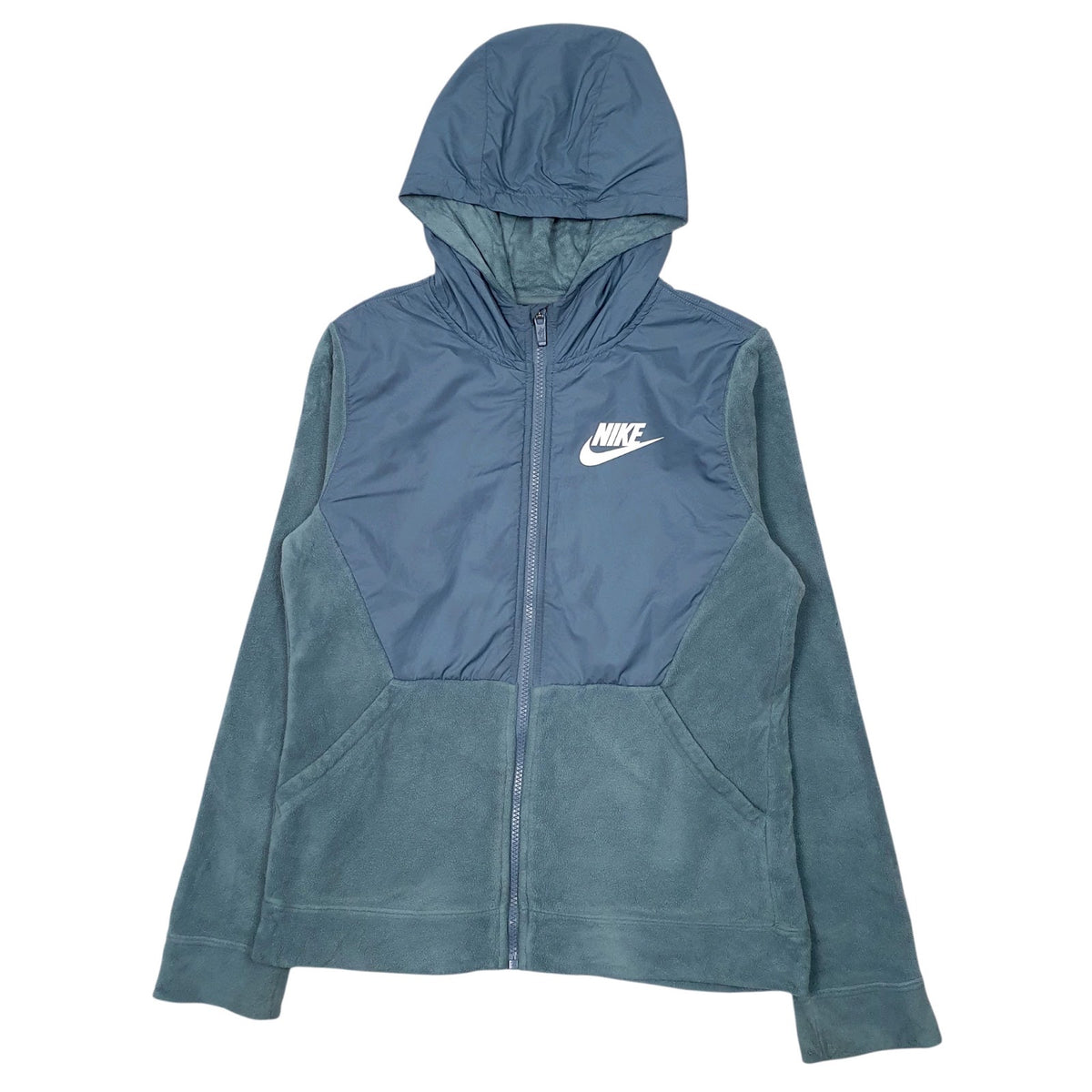 Womens Blue Nike  Full Zip Jumper