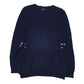 Womens Navy Ermanno  Crewneck Jumper