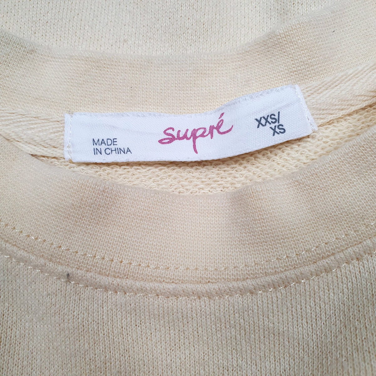Womens Yellow Supré Baggy Oversized Florida State Crewneck Jumper