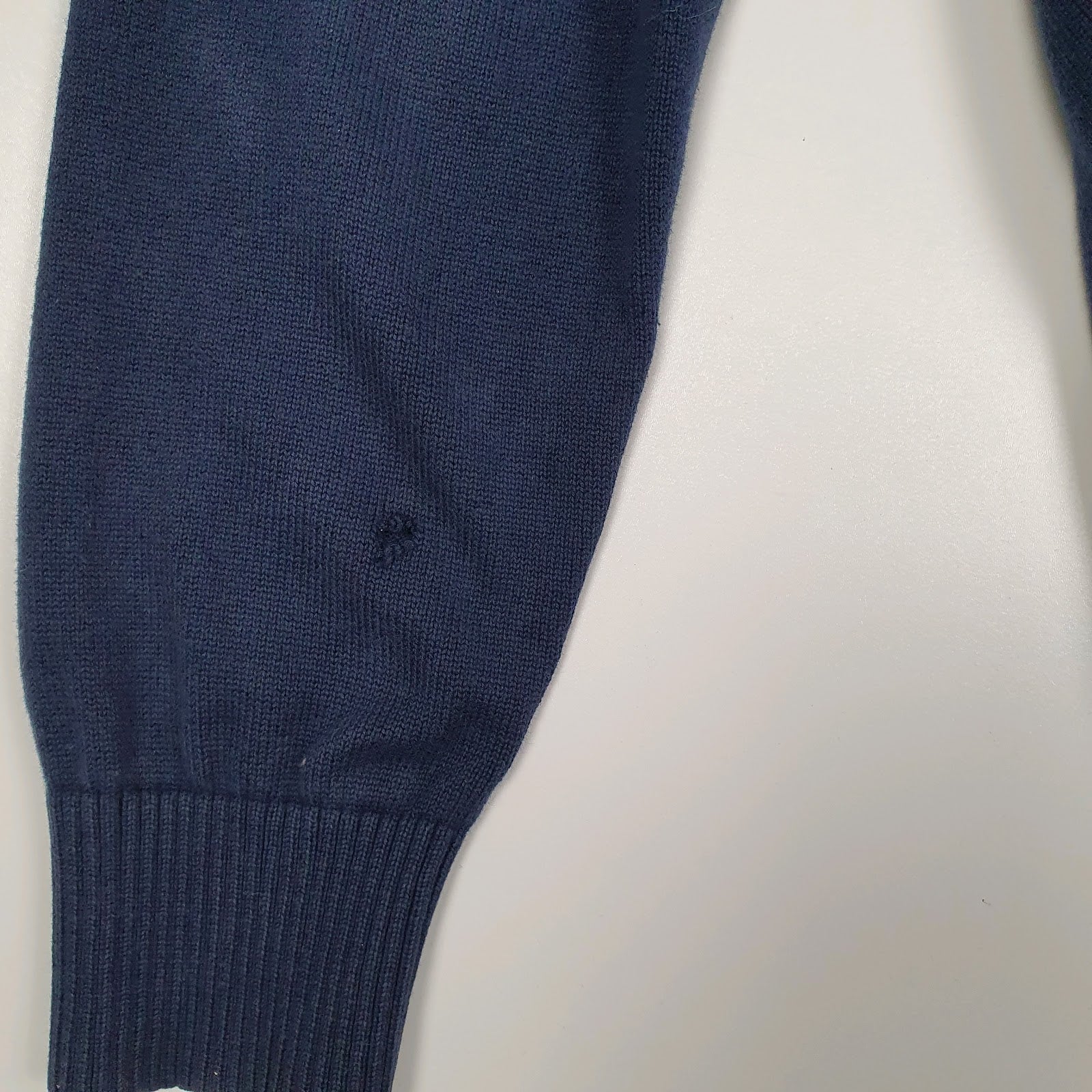 Mens Navy Tommy Hilfiger  Quarter Zip Jumper