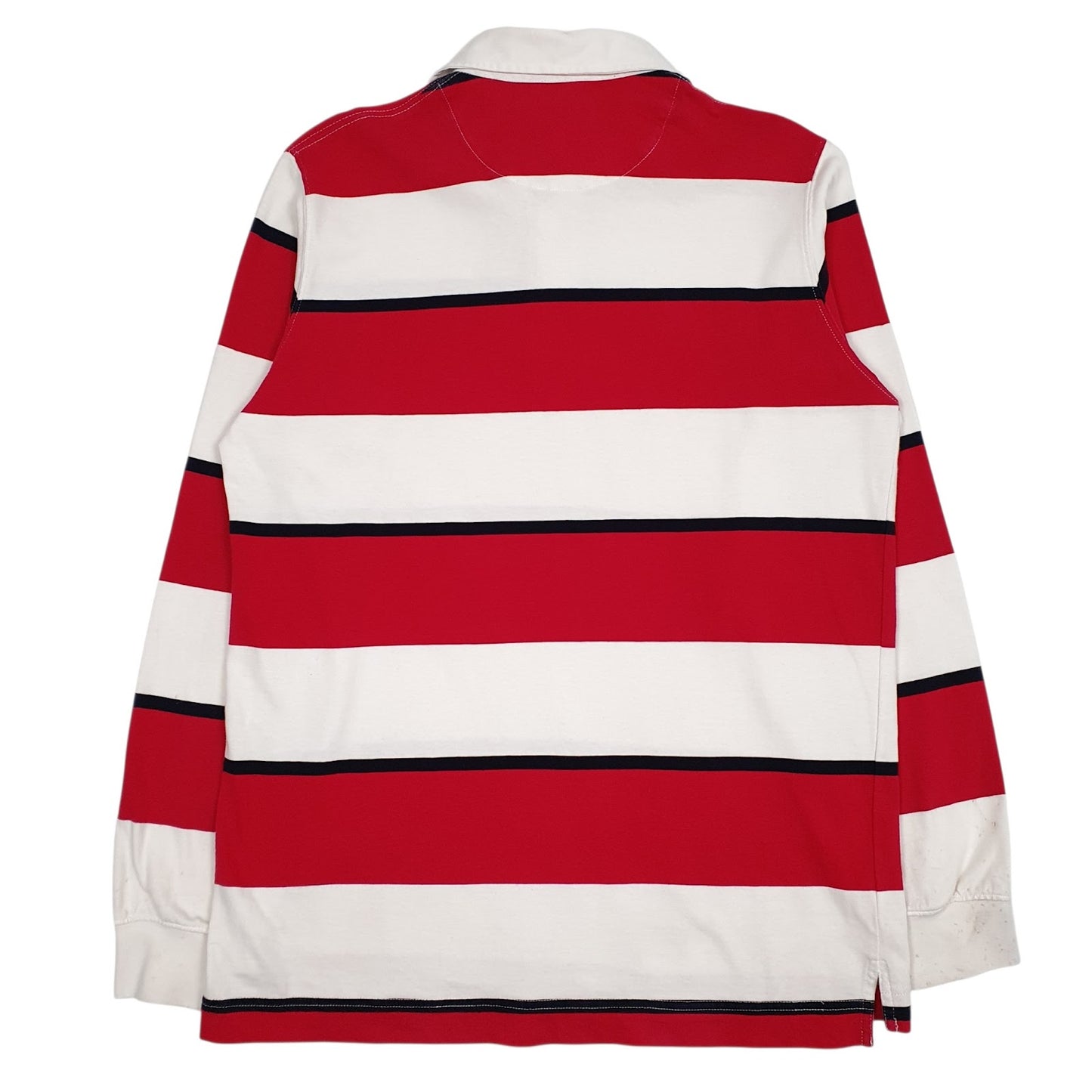 Mens Red Massimo Dutti Rugby  Polo Shirt