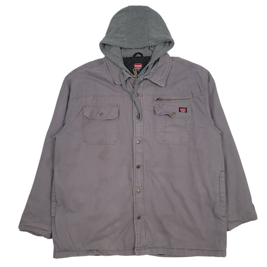 Mens Grey Wrangler   Coat