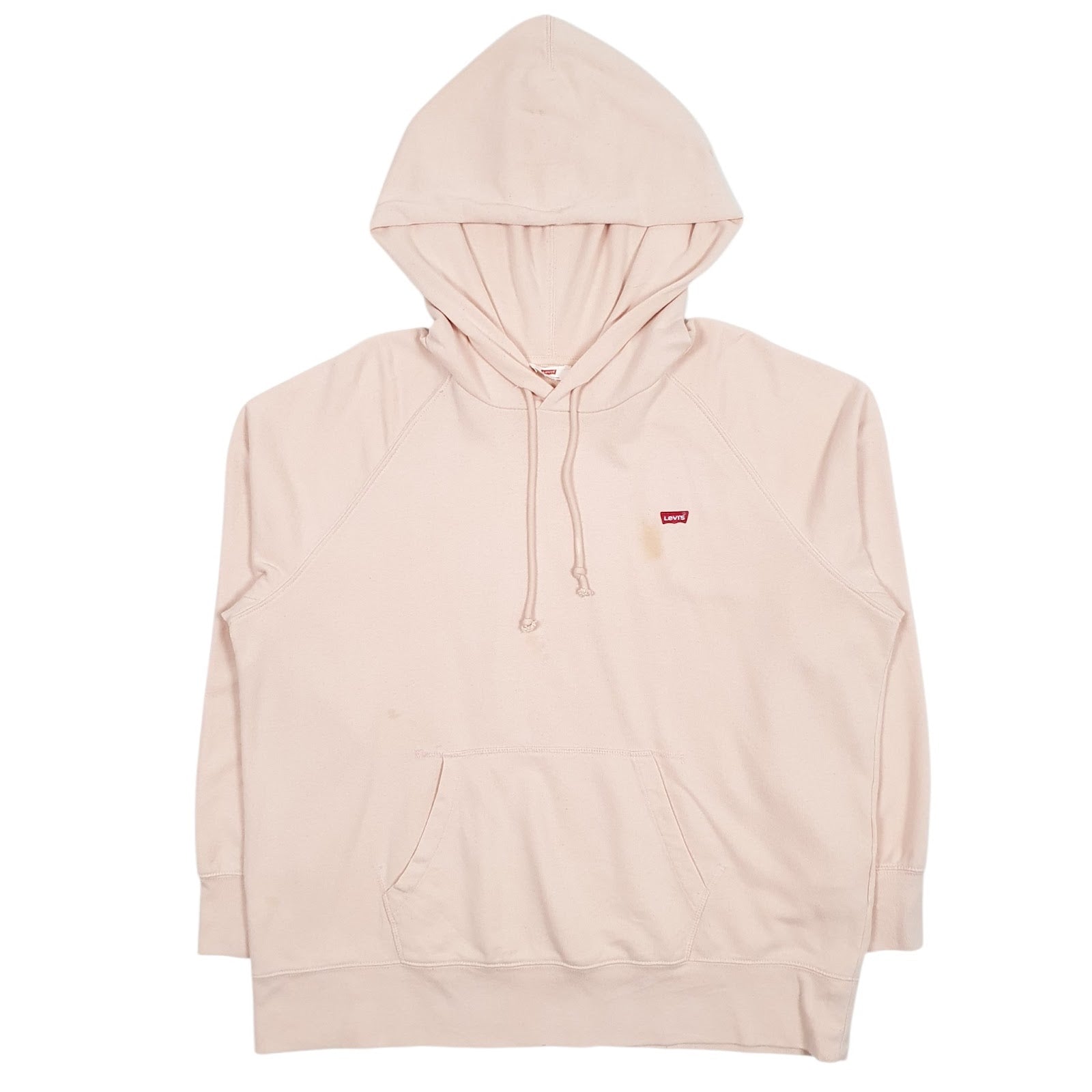 Mens Pink Levis  Hoodie Jumper