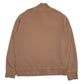 Mens Brown Polo Ralph Lauren Henley Quarter Zip Jumper