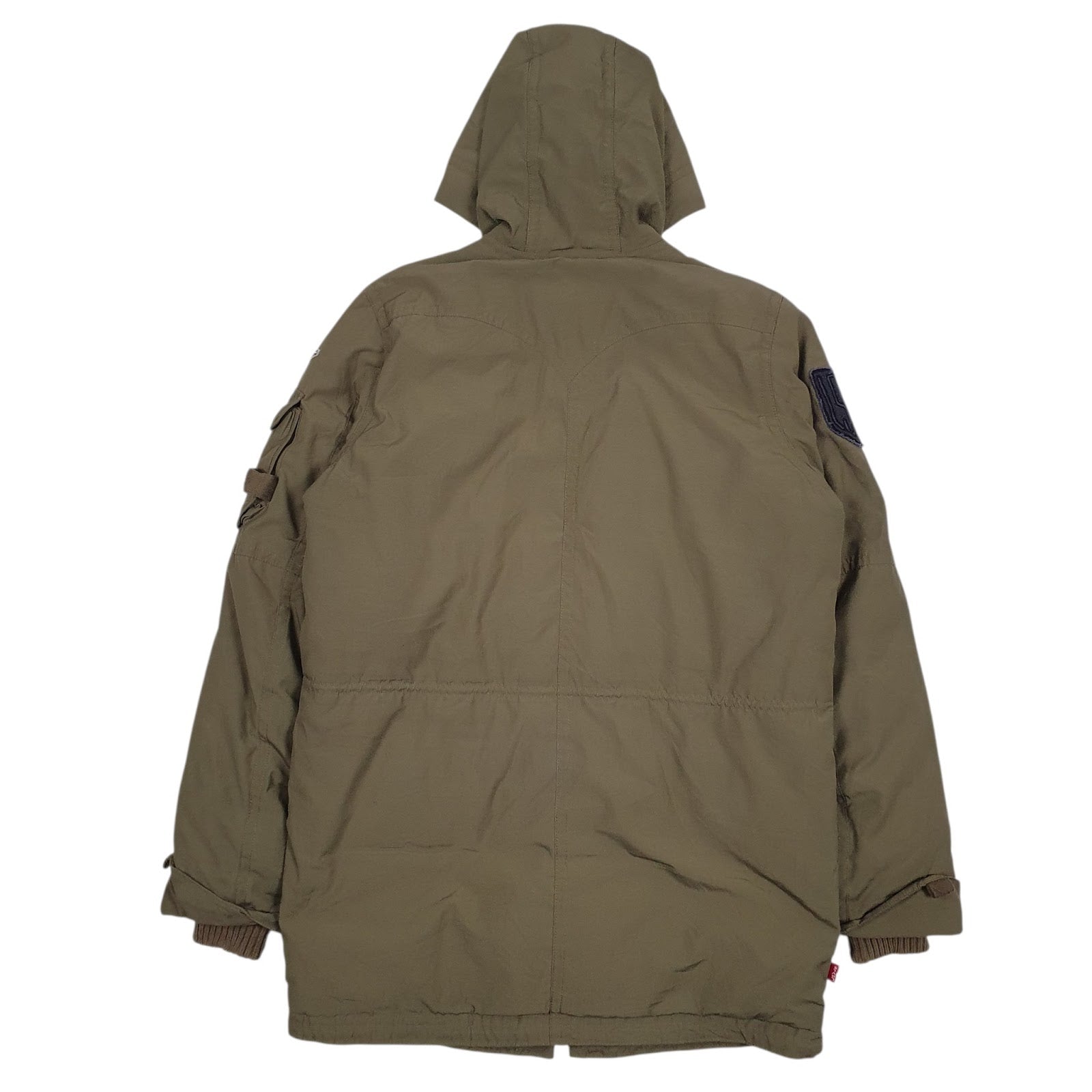 Mens Green Levis Padded  Coat