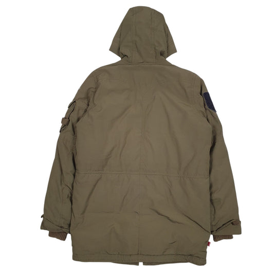 Mens Green Levis Padded  Coat
