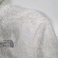 Womens White The North Face Fluffy Sherpa Full Zip Jumper