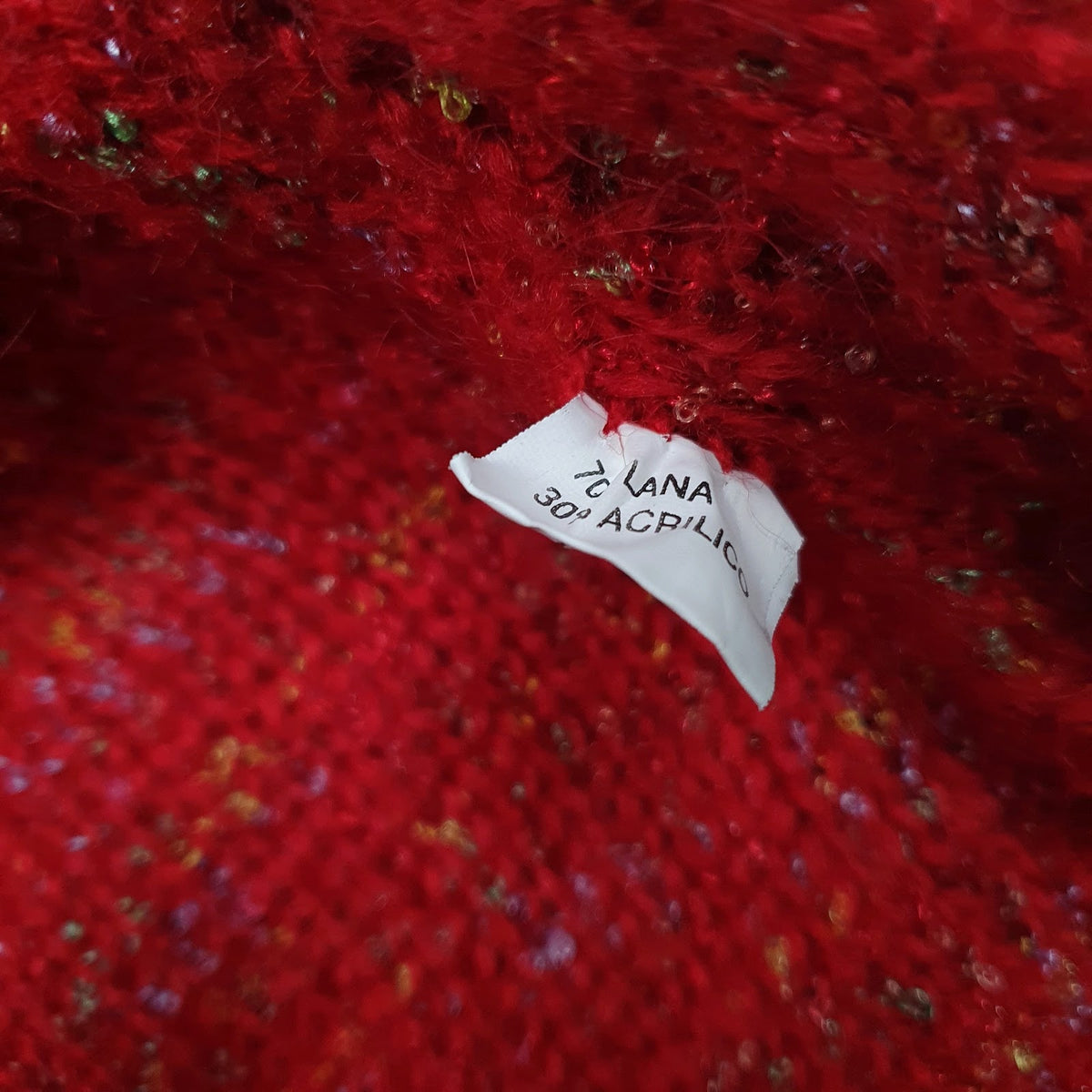 Womens Red E.W.W  Full Zip Jumper