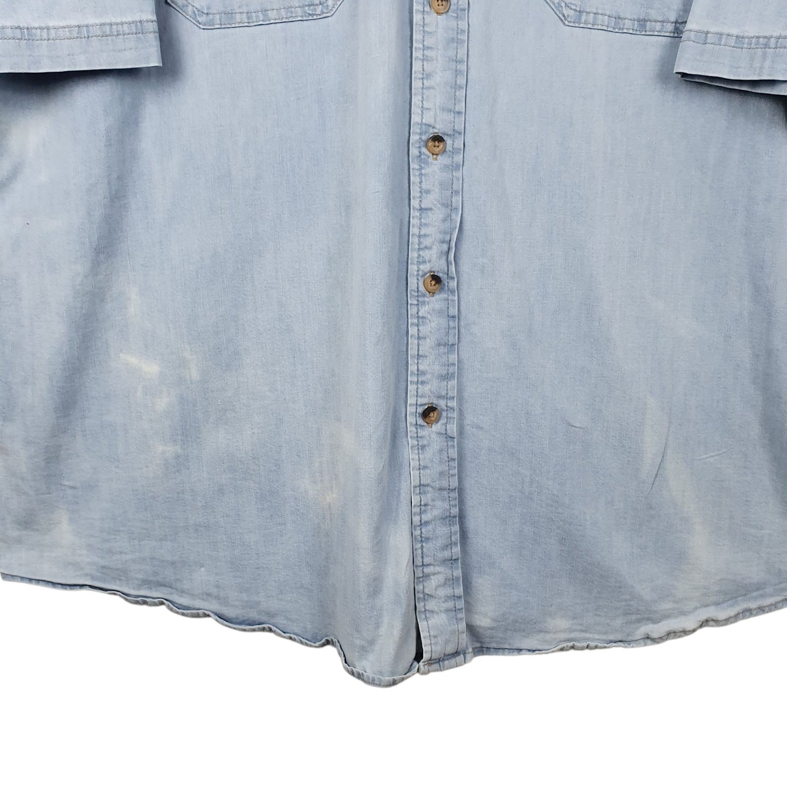 Mens Blue Wrangler   Shirt