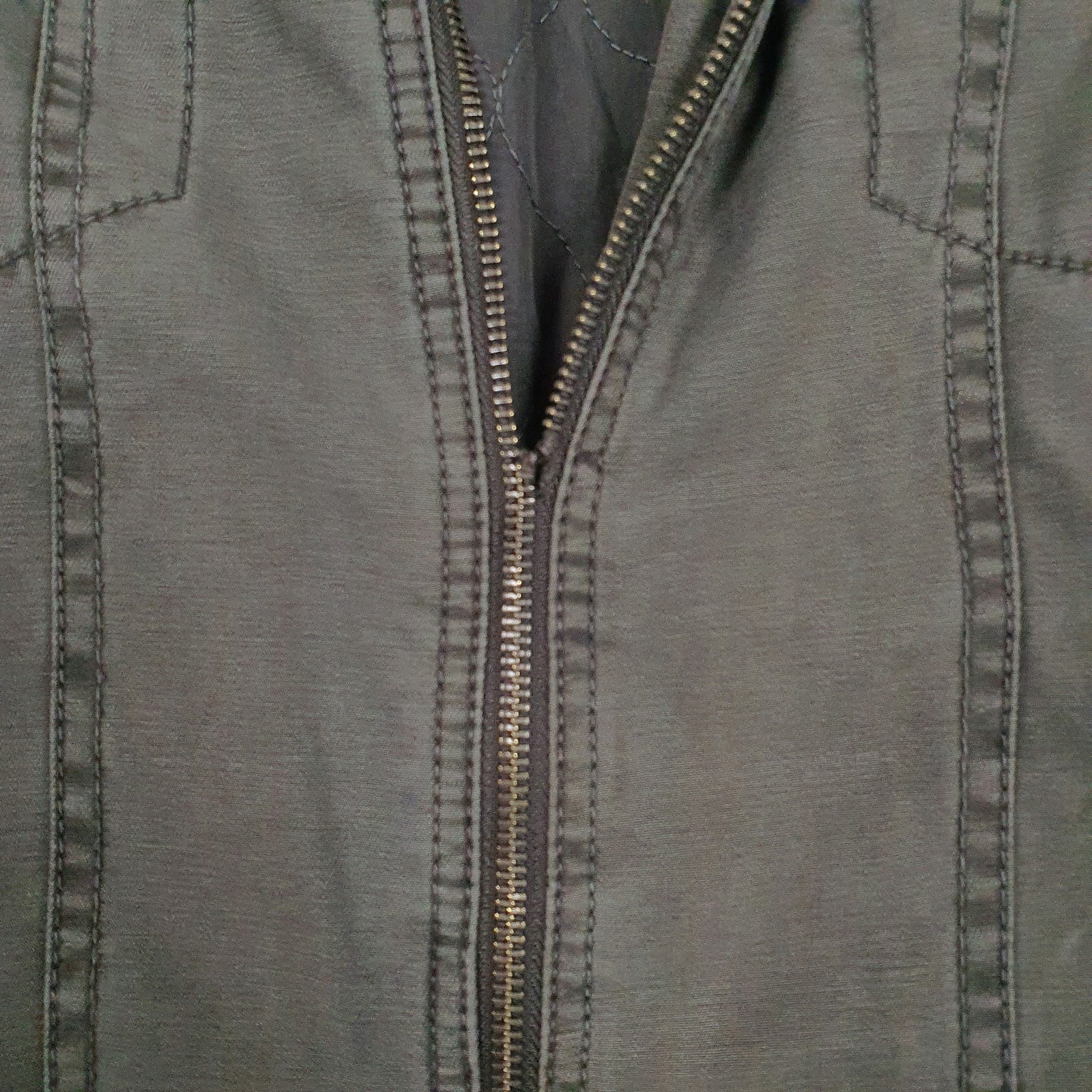 Mens Grey Levis Padded  Coat