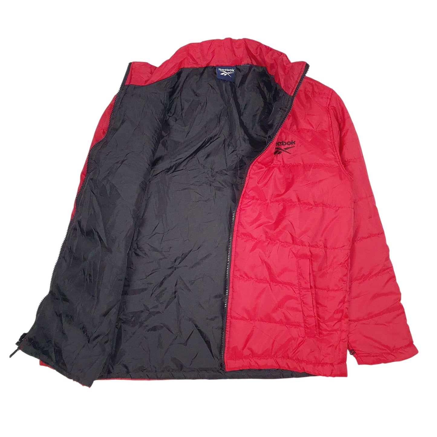 Mens Red Reebok  Quarter Zip Coat