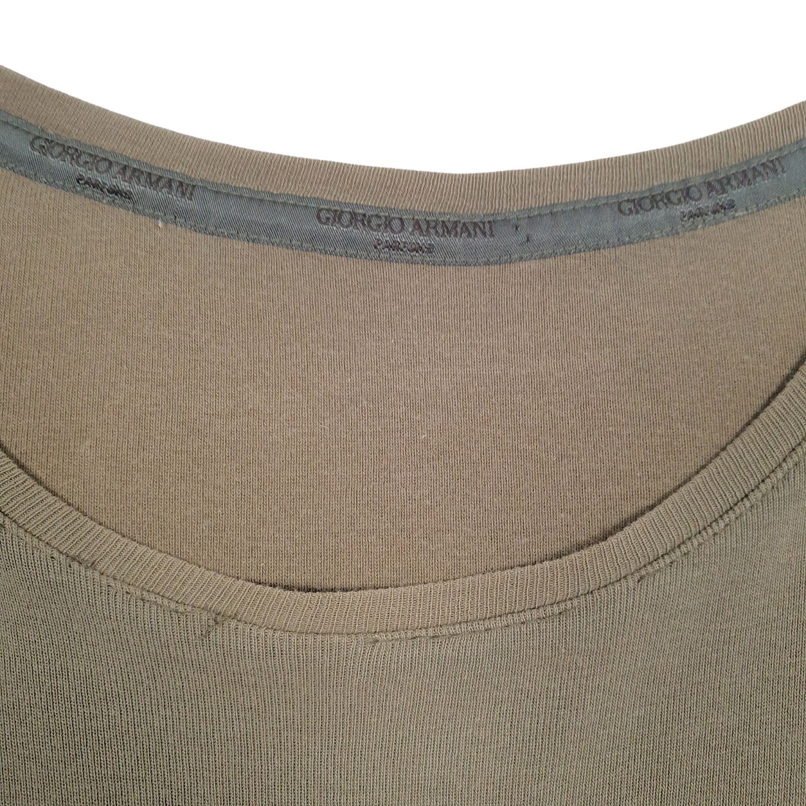Mens Green Armani   T Shirt