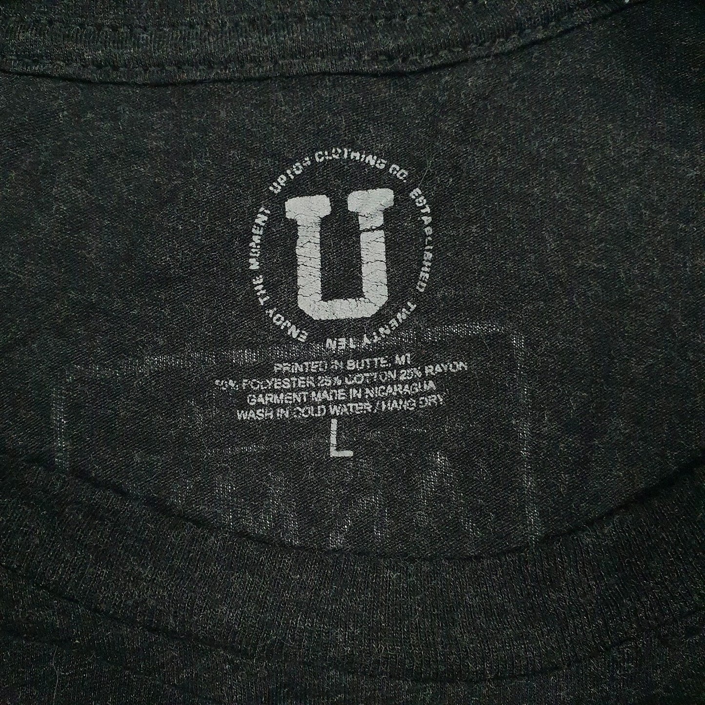 Mens Grey Unbranded Montana Army National Guard  T Shirt