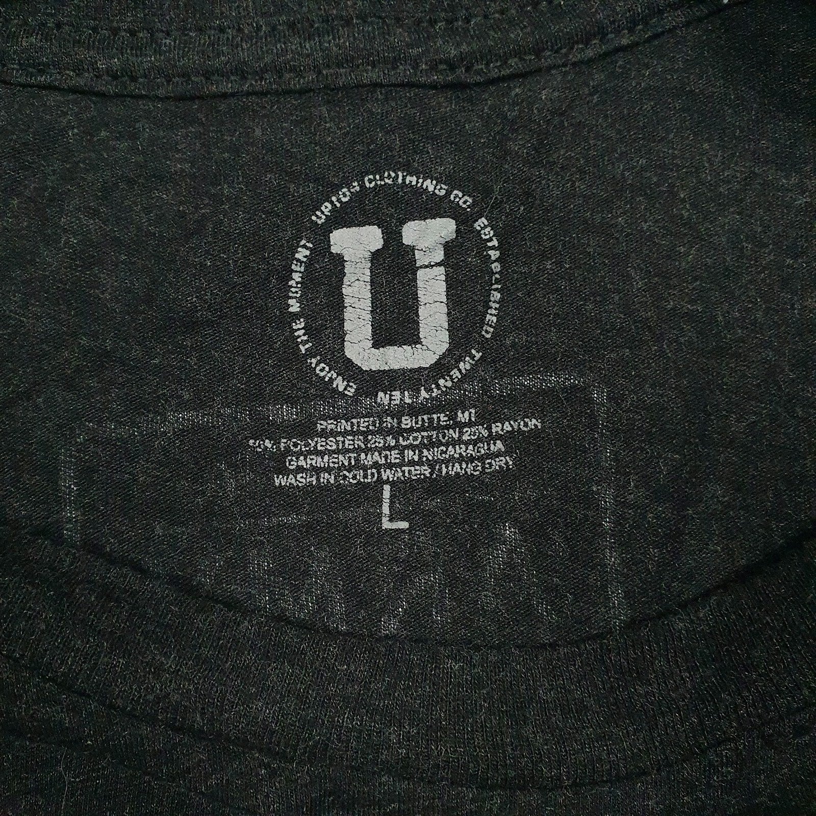 Mens Grey Unbranded Montana Army National Guard  T Shirt