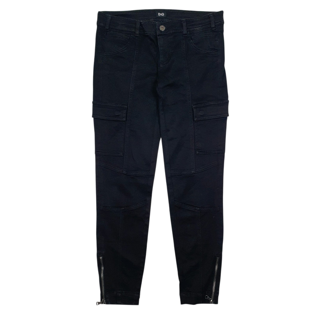 Womens Black Dolce and Gabbana  Cargo Trousers