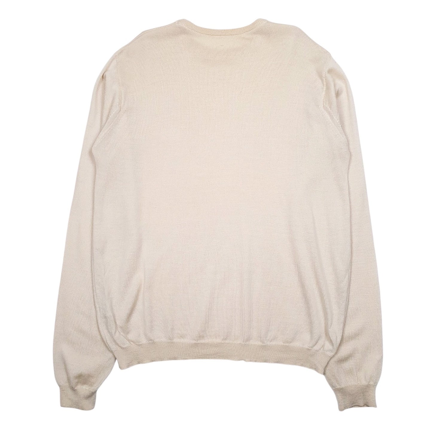 Mens Yellow Ferre Studio  Crewneck Jumper