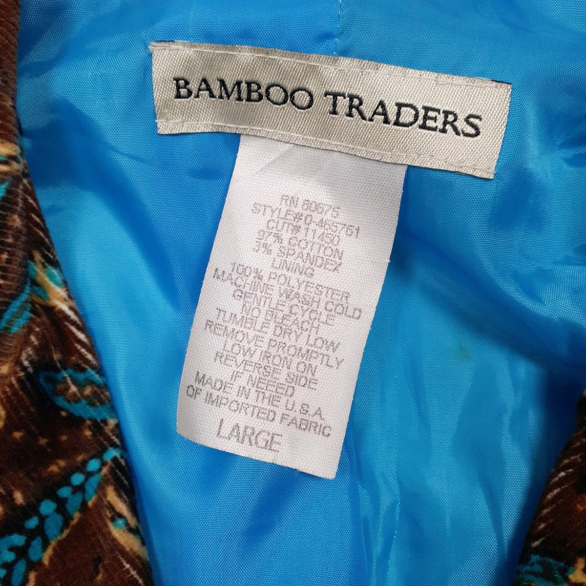 Womens Brown Bamboo Traders Vintage  Coat