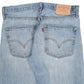 Mens Blue Levis Vintage 00s Distress  Jeans