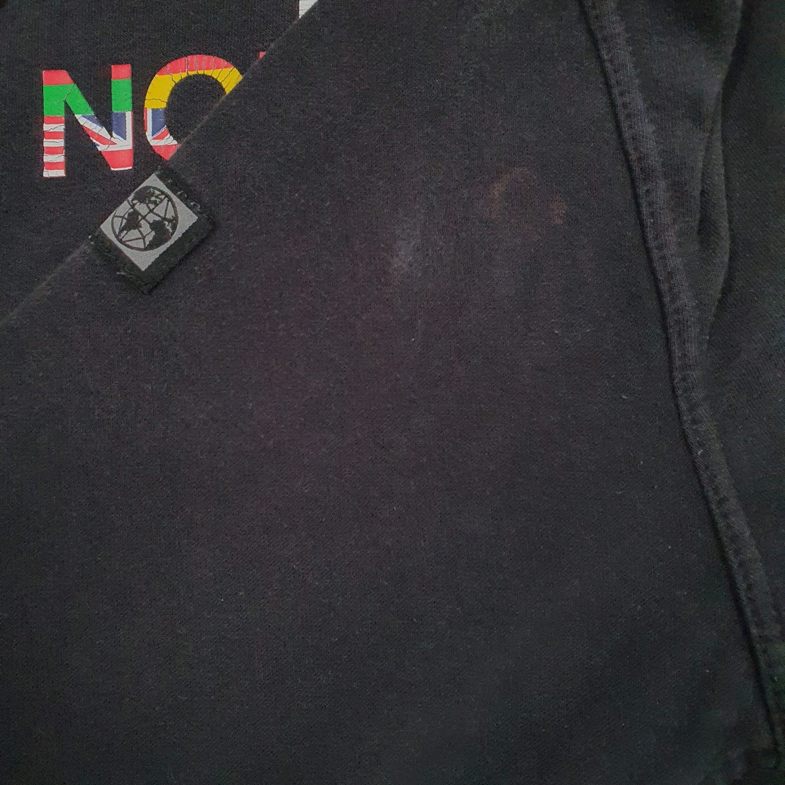 Mens Black The North Face Spellout Hoodie Jumper