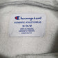 Mens Grey Champion Spellout Hoodie Jumper