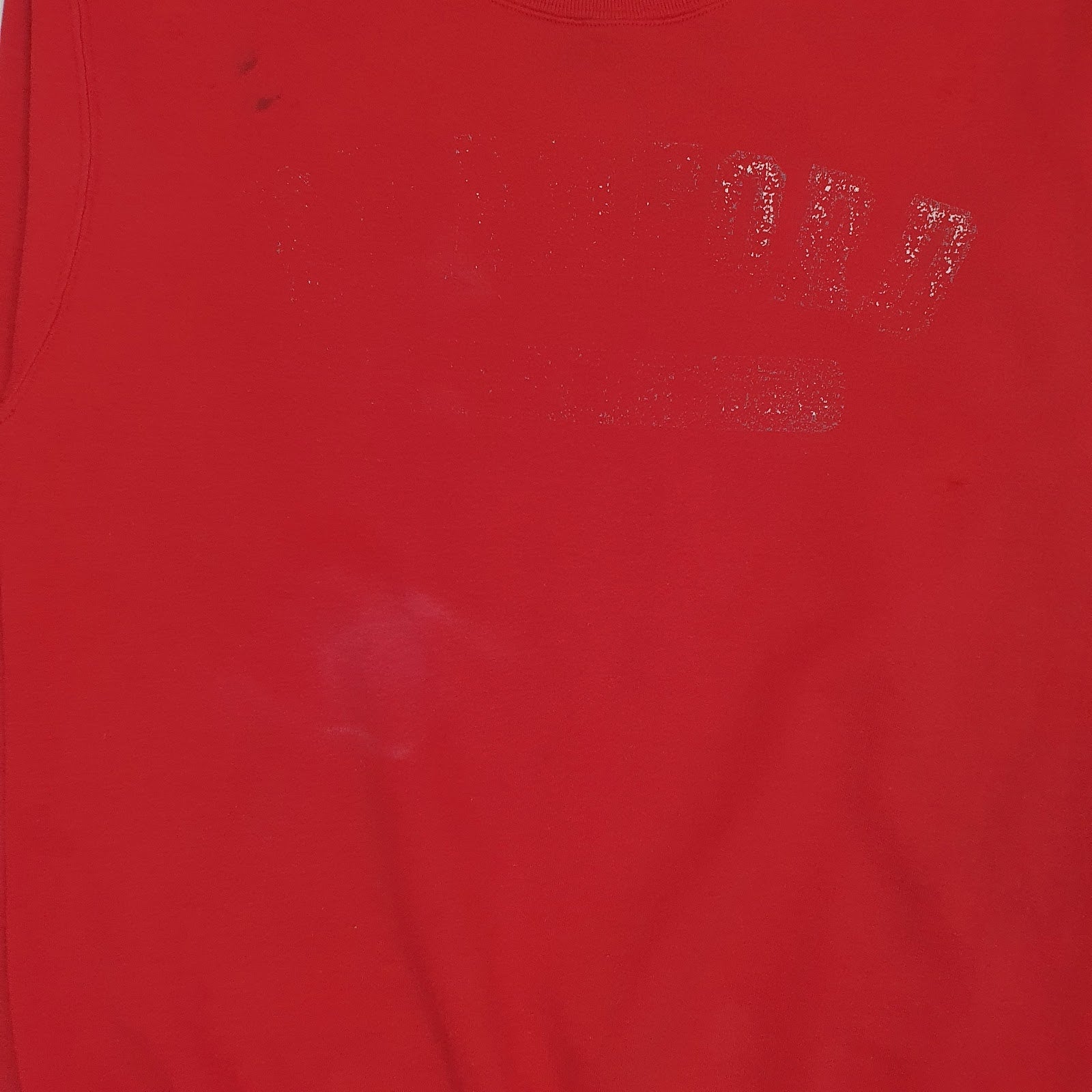 Mens Red Champion  Crewneck Jumper