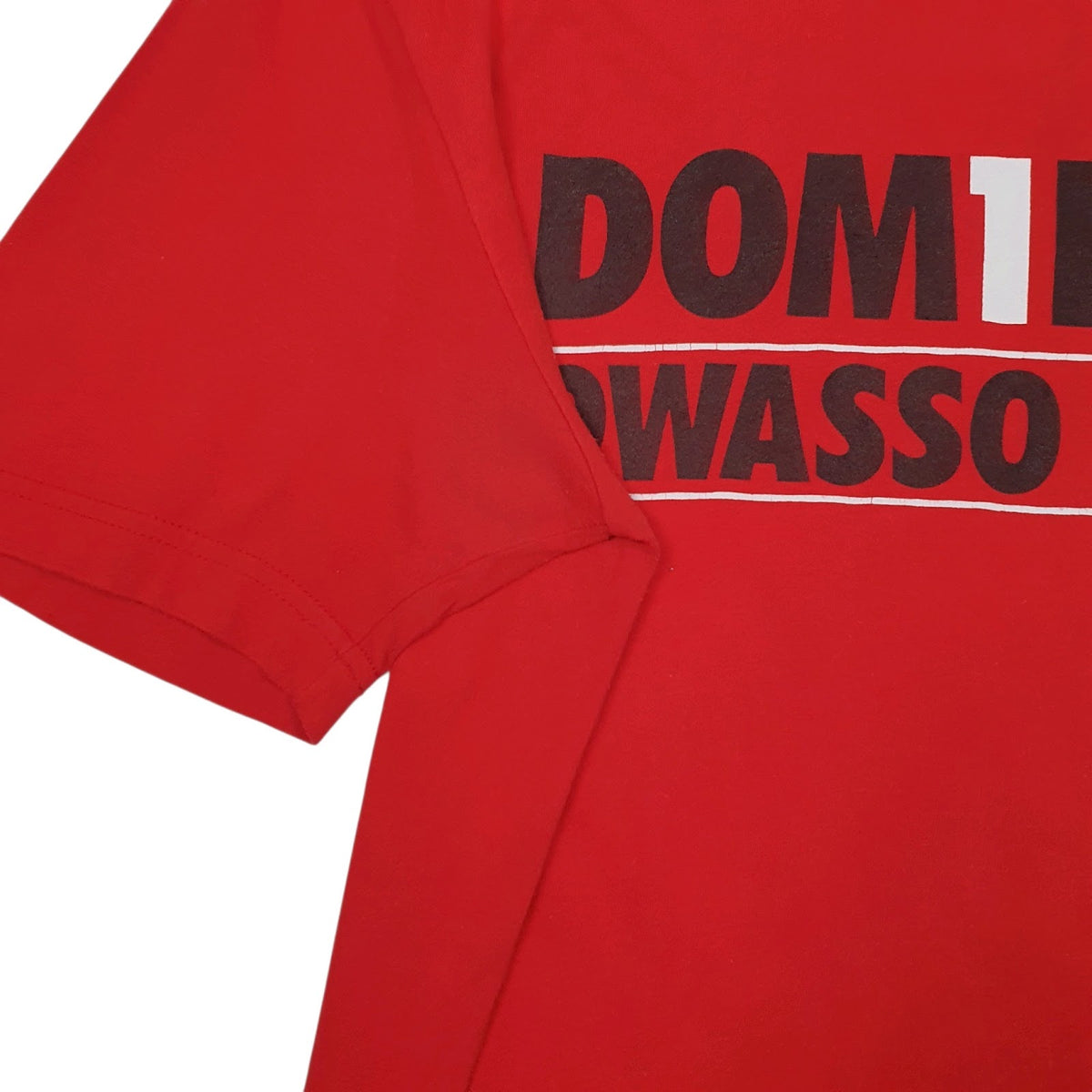 Mens Red Nike Owasso Rams  T Shirt