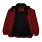 Mens Red Timberland Windbreaker Hoodie Coat