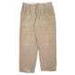 Mens Brown Nautica Rigger Pleated Corduroy Trousers