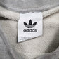 Mens Grey Adidas  Crewneck Jumper