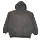 Mens Grey Lee Active Sherpa Lined Hoodie  Coat