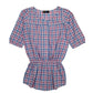 Womens Blue TRU  Short Sleeve Dress