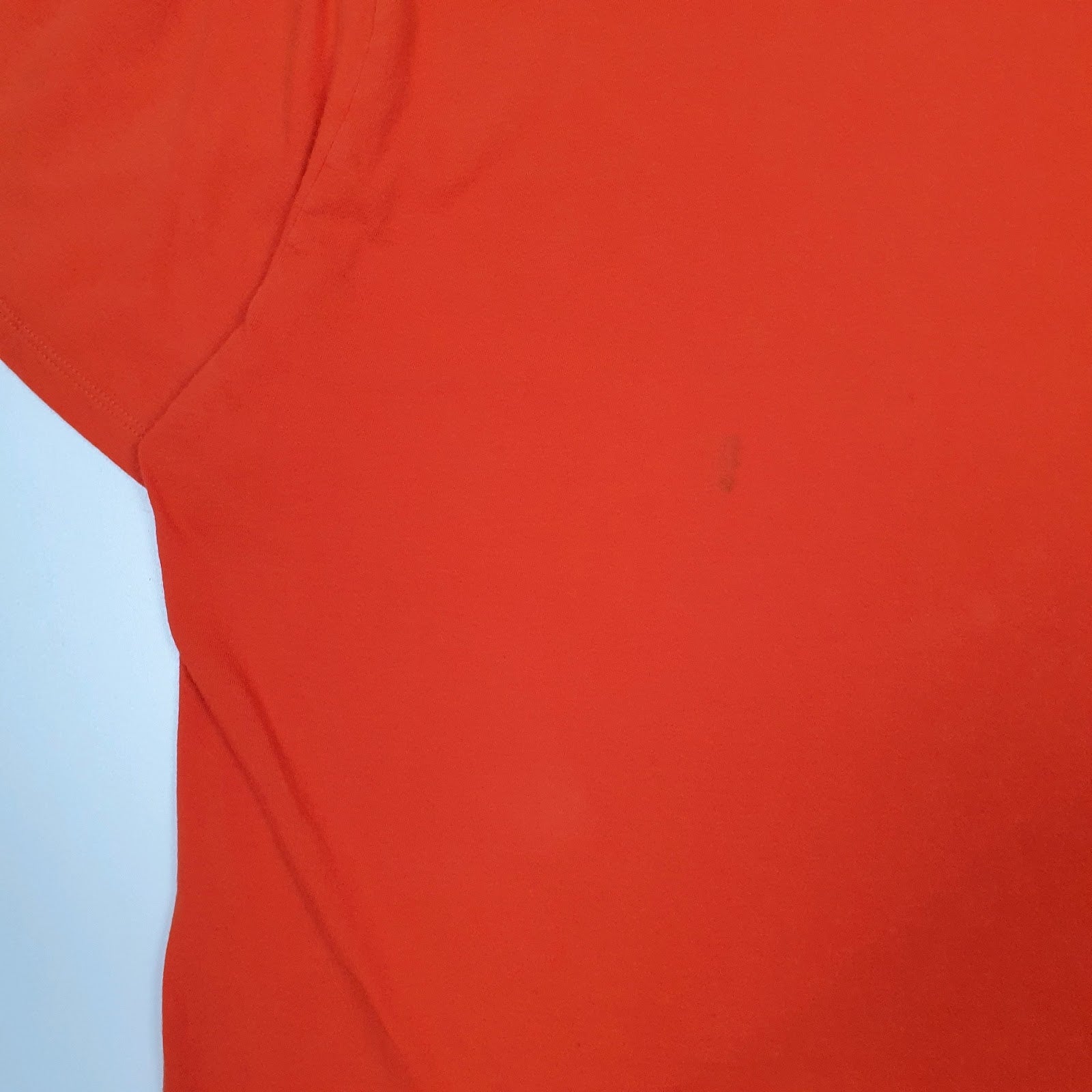 Mens Orange Nike  V Neck T Shirt