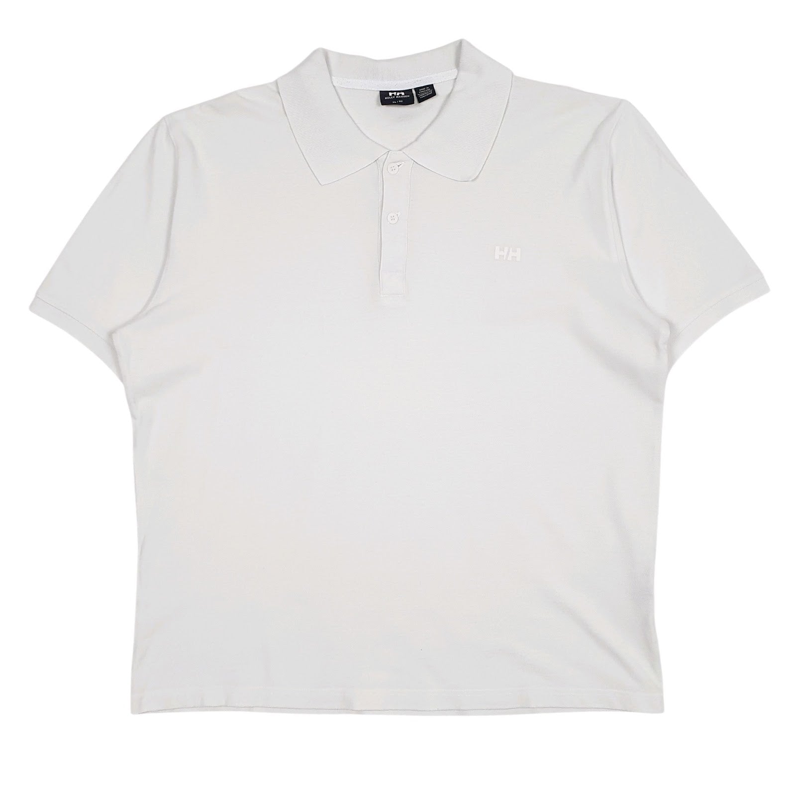Mens White Helly Hansen  Short Sleeve Polo Shirt