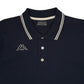 Mens Navy Kappa  Hoodie Polo Shirt