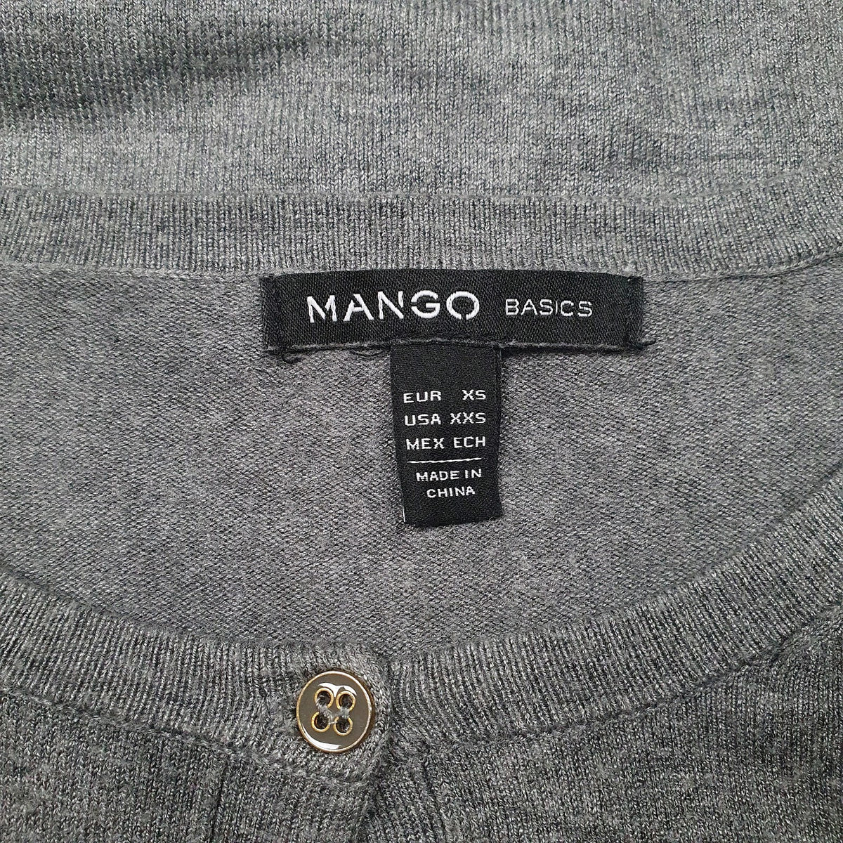 Womens Grey Mango  Cardigan Jumper