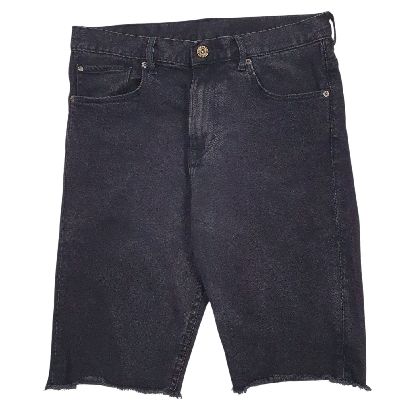 Mens Black H&M  Denim Shorts