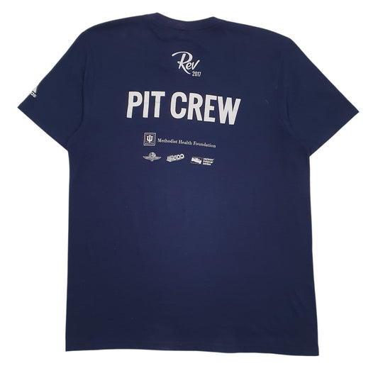 Mens Navy Adidas  Hoodie T Shirt