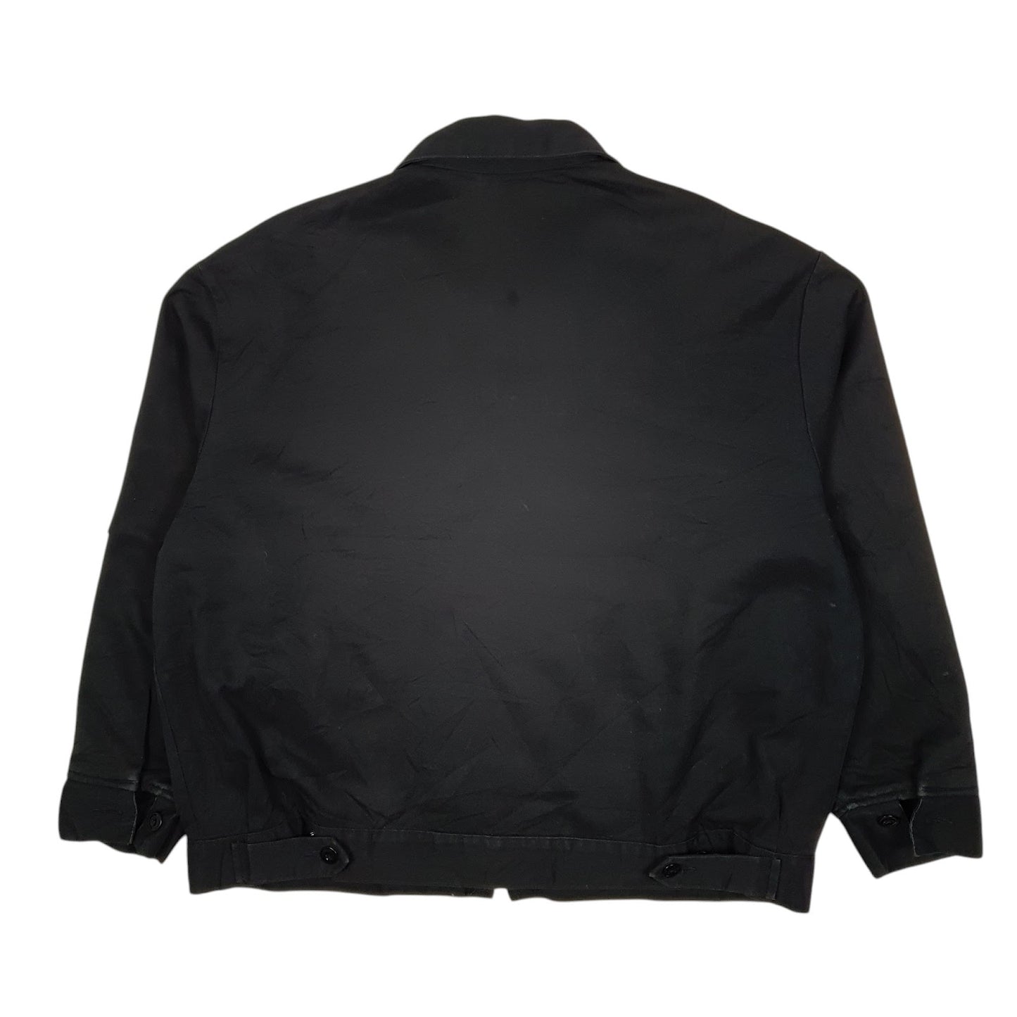 Mens Black Dickies Eisenhower Harrington Full Zip Coat