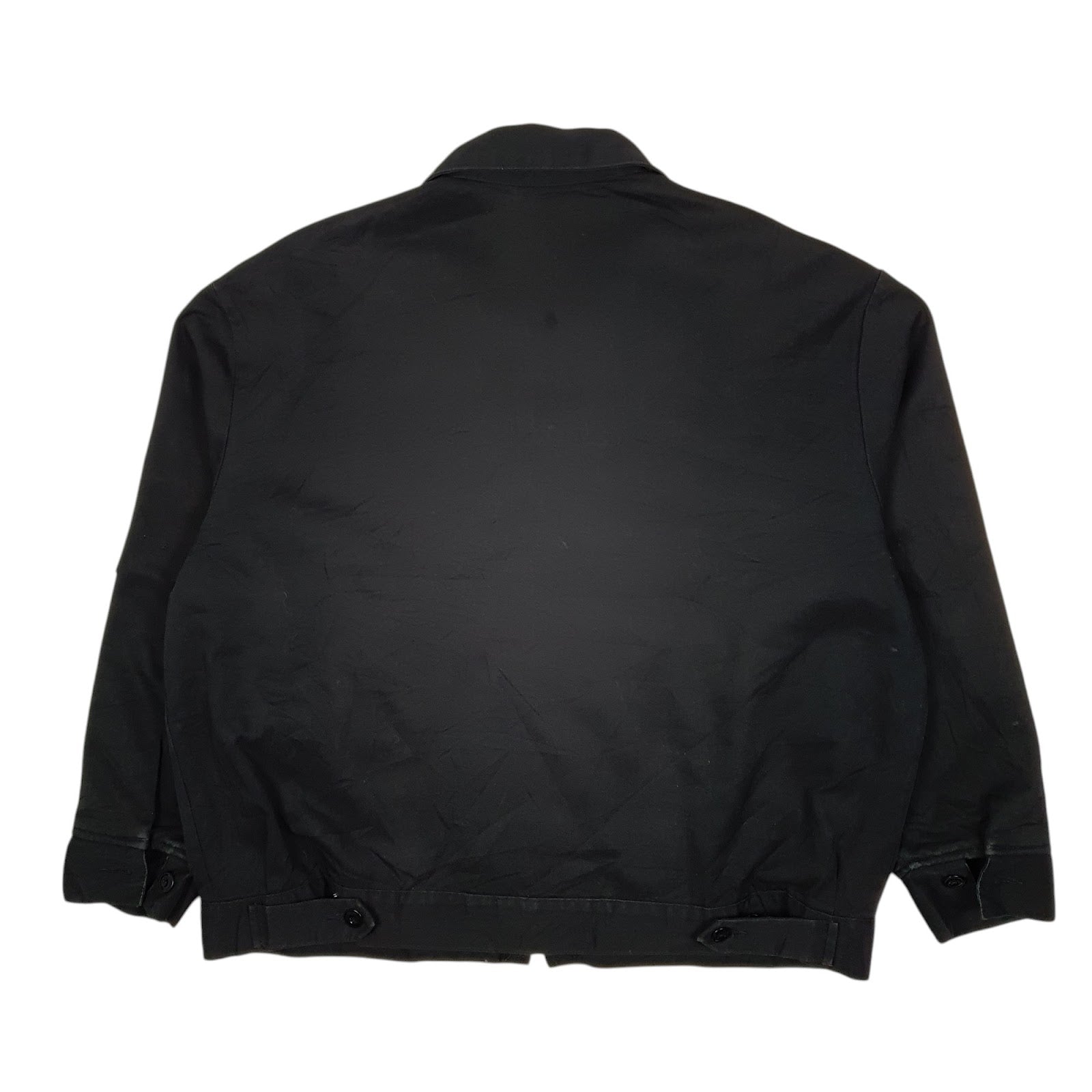 Mens Black Dickies Eisenhower Harrington Full Zip Coat